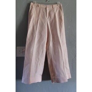 Lauren Ralph Lauren Pants Label Black, Women 10,Linen,,Pocker, Rose Bebé Color,
